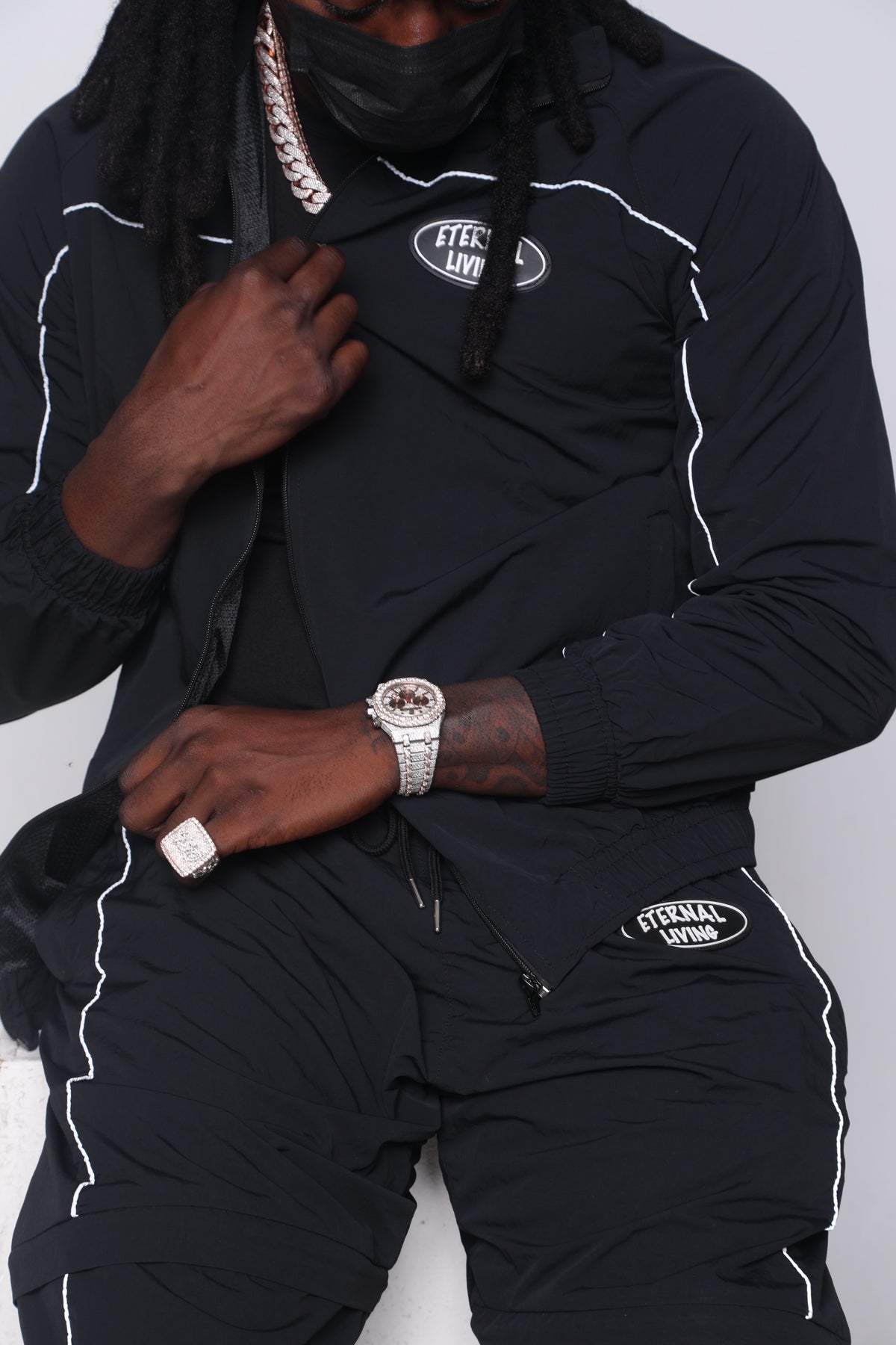 Black Track Suit