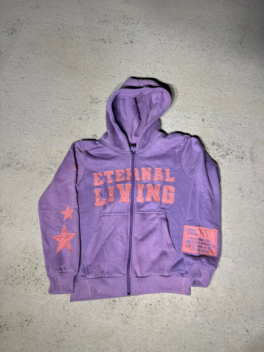 Purple And Pink Zip Up