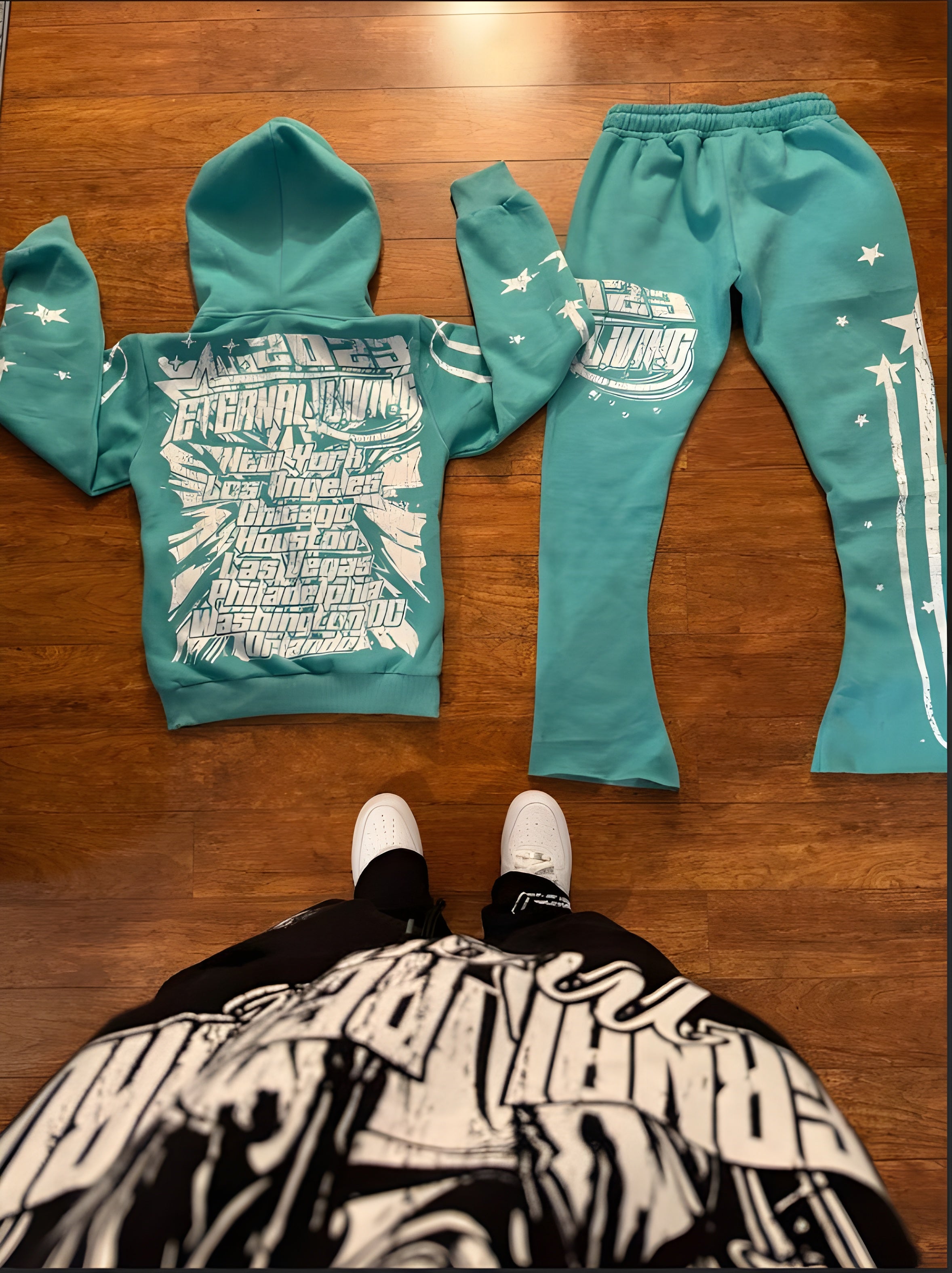 Sweatpants and Hoodie