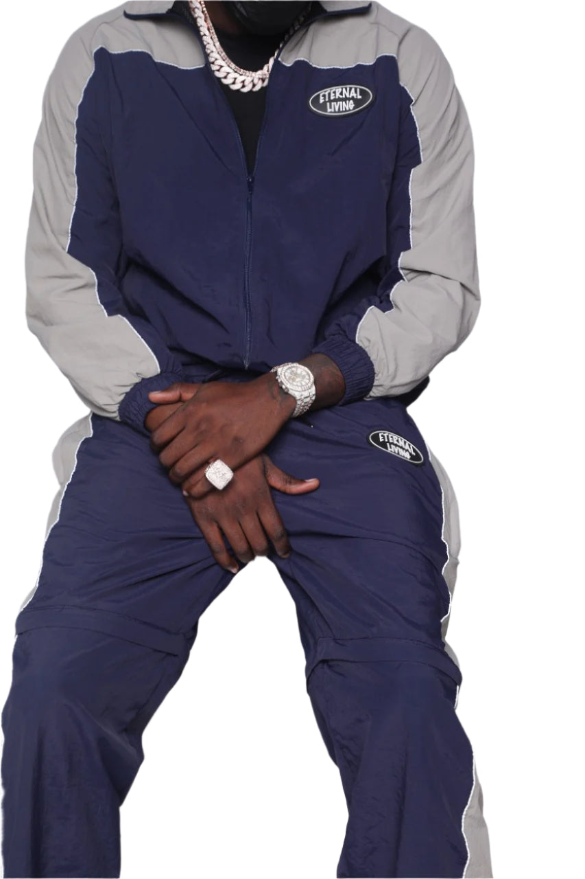 Blue Track Suit